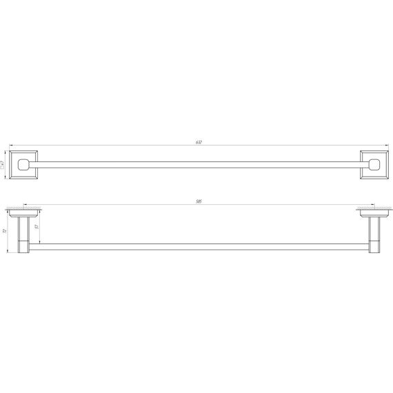 Тримач рушників TOPAZ TКВ 9912/60 | Зображення 2