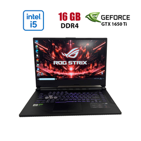 Игровой ноутбук Б-класс Asus ROG Strix G15 G512LI / 15.6" (1920x1080) IPS / Intel Core i5-10300H (4 (8) ядра по 2.5 - 4.5 GHz) / 16 GB DDR4 / 512 GB SSD / nVidia GeForce GTX 1650 Ti, 4 GB GDDR6, 128-bit б/у