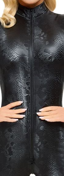 Комбинезон Cottelli Collection Jumpsuit Snake 2730740 Черный M | Зображення 5