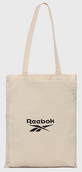 Екосумка-шопер для покупок Reebok Classic бежева | Зображення 4