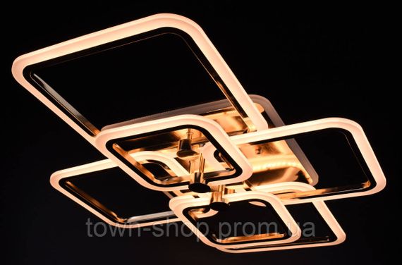 Люстра потолочная LED с пультом A2503/2+2+2-rgb-gd Золото 12х59х80 см. | Зображення 2