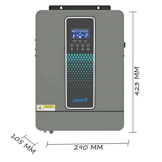 Гібридний інвертор Jarrett JARP-3.2KVA ЧИСТИЙ, 3000 W, 24 V, 1 фаза | Зображення 3
