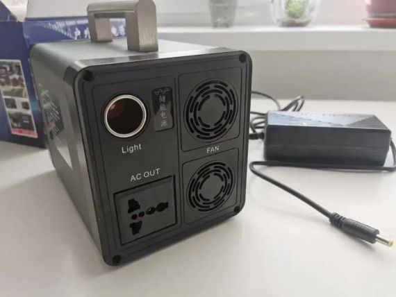 Інвертор акумуляторний 12,8V/50Ah/600W Портативна електростанція 600Вт, 144000мАч | Зображення 4