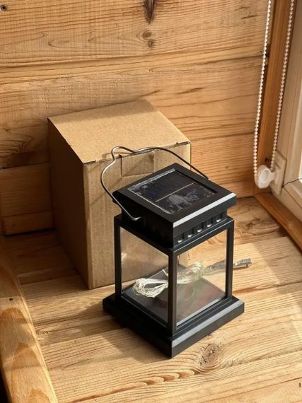 Вуличний садовий підвісний ліхтар на сонячній батареї, водонепроникний The lamp | Зображення 4