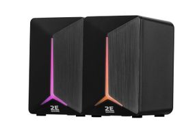 Акустическая система 2E GAMING Speakers SG300 2.0 RGB 3.5mm Black (2E-SG300B)