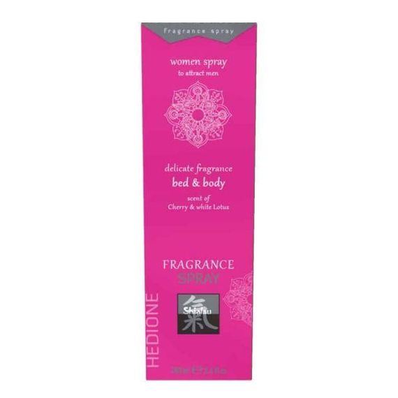 Спрей для тіла та ліжка з феромонами та афродизіаками SHIATSU Fragrance Вишня та білий лотос, 100 мл sexstyle | Зображення 1