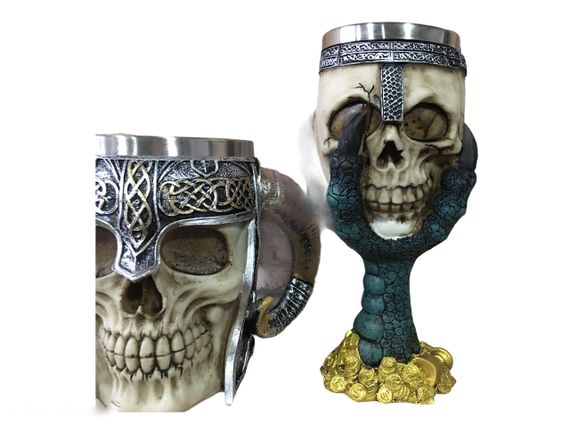 Подарунковий набір Чашка Келих 3D 1927 Череп Лапа Дракона Подарунок | Зображення 1