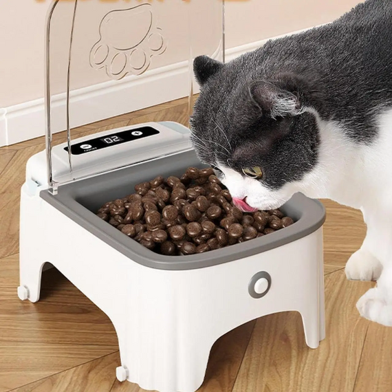 Автогодівниця для тварин, розумна годівниця для котів і дрібних собак із таймером і герметичним контейнером | Зображення 8