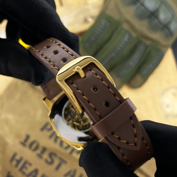 Жіночий годинник Awarder 021 Де би не була Gold-Black-Brown | Зображення 3