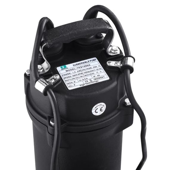 Дренажно-фекальний насос Pumpman TPS1500A Нmax 15 м Qmax 20 куб.м 1500 Вт з ріжучим механізмом (чавун) (CV015540) | Зображення 1