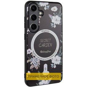 TPU+PC чехол Secret Garden with MagFit для Samsung Galaxy S23 FE Black