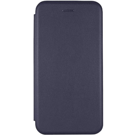 Кожаный чехол-книжка Classy для Realme C63 4G Темно-синий