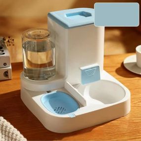 Автоматическая миска-дозатор поилка 2в1 для корма и воды для кошек и собак