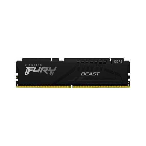 Модуль пам'яті для комп'ютера DDR5 64GB (2x32GB) 5600 MHz Fury Beast Black Kingston Fury (ex.HyperX) (KF556C36BBE2K2-64) | Зображення 2