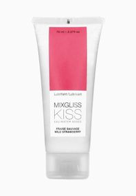 Лубрикант на водній основі MixGliss KISS Wild Strawberry (70 мл) Дика Полуничка Sex Aura
