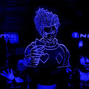 Акриловий світильник-нічник Хісока Мороу 3 синій tty-n001857