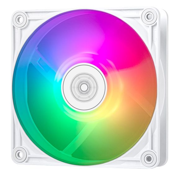 SilverStone Корпусний вентилятор Vista VS120W-ARGB, 120mm, 2000rpm, 4pin PWM, 4-1 pin ARGB (5V LED), 30,6dBa (SST-VS120W-ARGB)