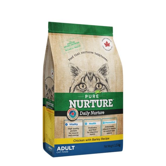 Сухий корм із куркою для котів Pure Nurture Cat Daily Nurture Chicken, 1.5 кг