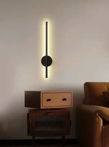 Светильник настенный 60 см Strip light HA-125 Черный | Зображення 1
