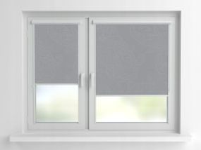 Рулонная штора Rolets Арабеска 2-2082-750 75x170 см закрытого типа Серебристая