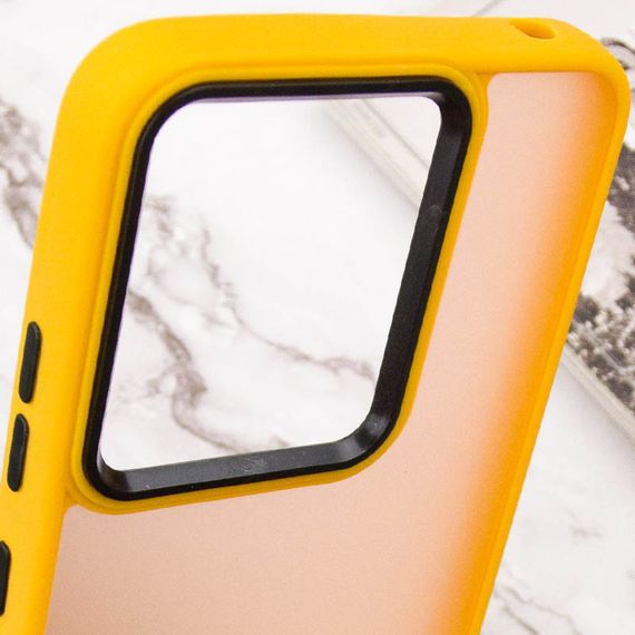 Чохол TPU+PC Lyon Frosted для Xiaomi Redmi 13C / Poco C65 Orange | Зображення 4
