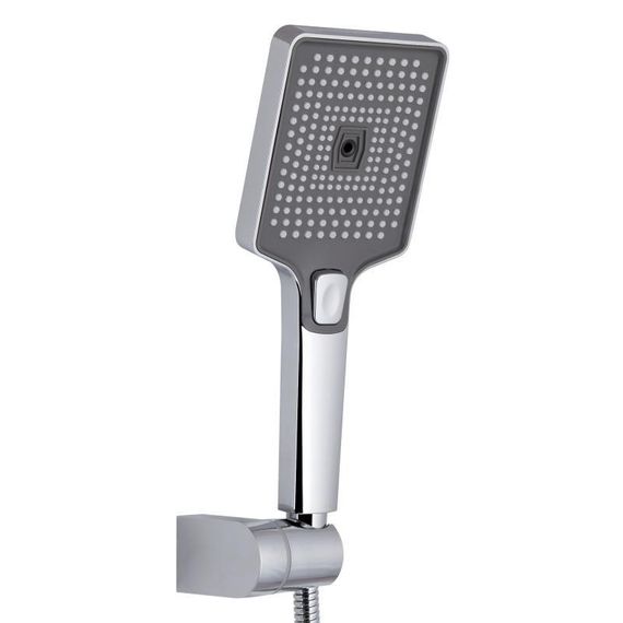 Смеситель для ванны Qtap Aries (c душевым гарнитуром) QTARI259CRM45559 Chrome | Зображення 3