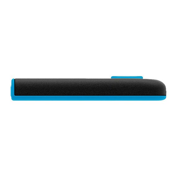 USB флеш накопичувач ADATA 256GB UV128 Black/Blue USB 3.2 (AUV128-256G-RBE) | Зображення 1