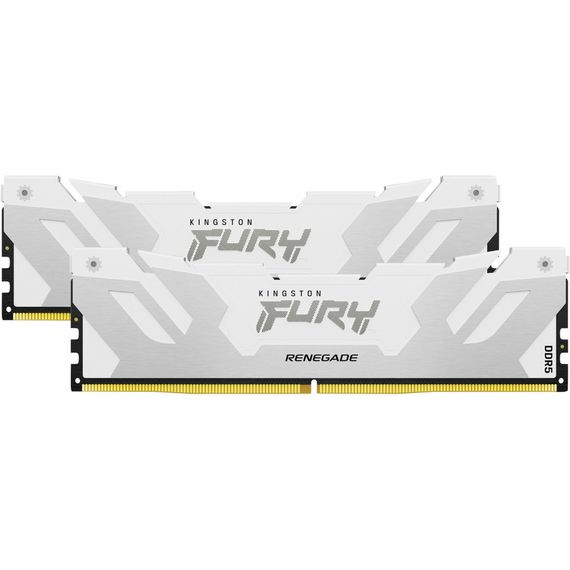 Модуль памяти для компьютера DDR5 64GB (2x32GB) 6400 MHz Renegade White XMP Kingston Fury (ex.HyperX) (KF564C32RWK2-64) | Зображення 3