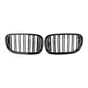 Решетки радиатора компл. BMW 7 G11 15-18 (глянц. чёрн. двойная), AutoTechteile, 708 5154, 708 5153
