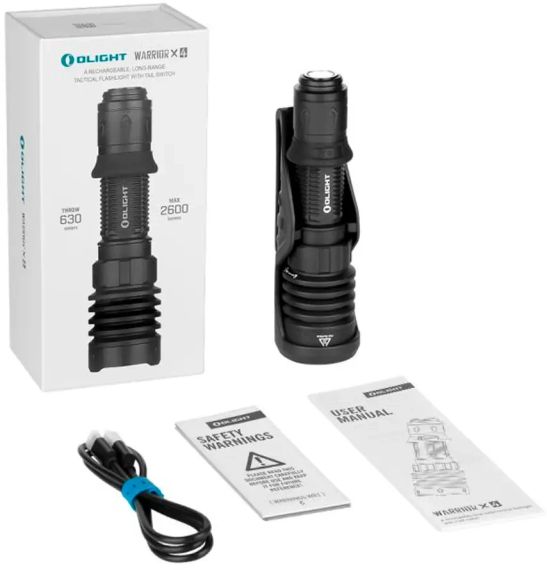 Ліхтар Olight Warrior X 4 Matte Black | Зображення 5