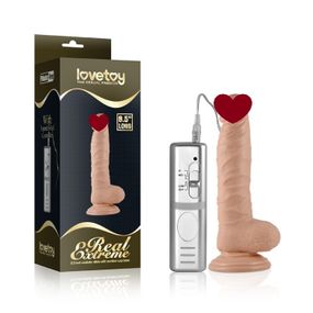 Вібратор - Real Extreme Vibrating Dildo 8.5" Sex Aura