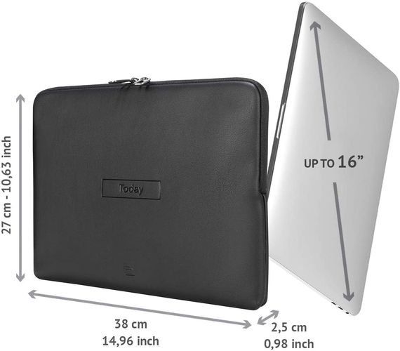 Чехол Tucano Today Sleeve 15"/16" чорний | Зображення 3