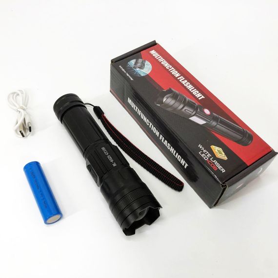 Перезаряджуваний ручний ліхтар, Яскравий тактичний ліхтарик, Військовий тактичний ліхтар JY-54 | Зображення 5