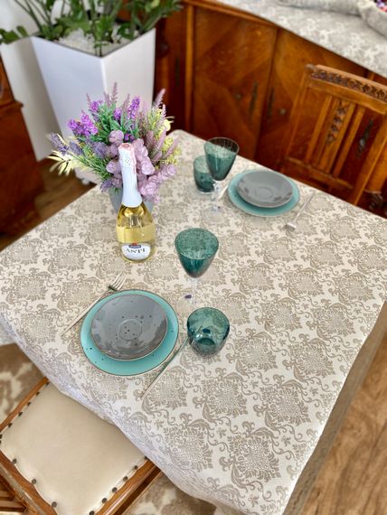 Скатертина гобеленова EDEN391NA Limaso, 97х100, Квадратна, Повсякденний, Без люрексу, 75% поліестер, 22% бавовна, 3% акрил, Гобелен | Зображення 6