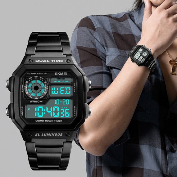 Годинник S2kmei 1335BK Black. | Зображення 3