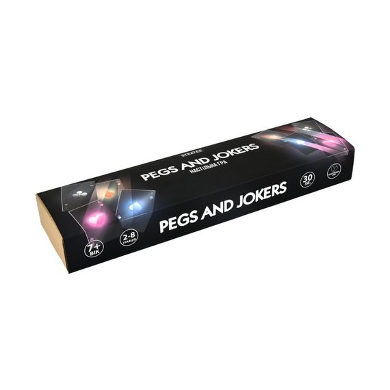 Настільна гра Pegs and Jokers 30348 картки 108 штук, інструкція | Зображення 1