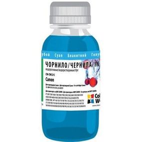 Чернила ColorWay Canon CL-41/38/411/511/CLI-8/426/521Cyan (CW-CW521C02) - Топ Продаж!