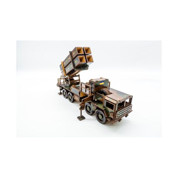 Дерев'яний 3D конструктор "ЗРК Patriot" Арт-25220, 220 деталей | Зображення 2