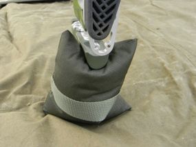 Мішок для стрільби під приклад прямокутний стрілецький 125 на 180 мм олива