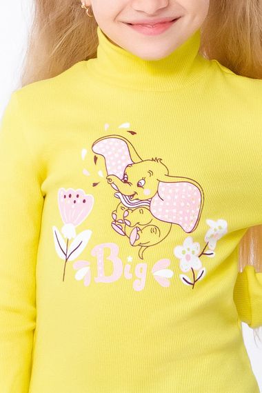 Водолазка для дівчинки Носи своє 134 Жовтий (p-2902-128338) | Зображення 1