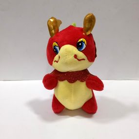 Мягкая игрушка "Дракоша" М 16292, 9*14см, цена за 1 штуку (6900077162929) Красный