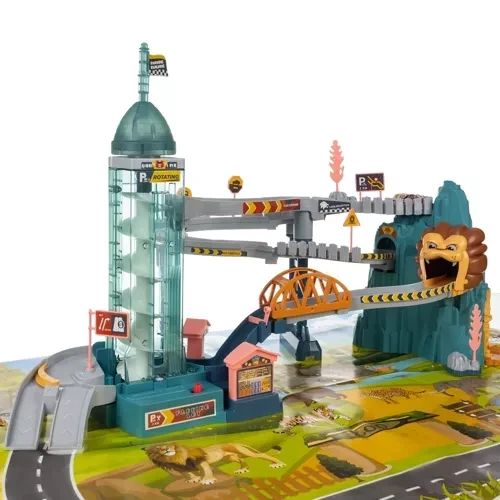 Игровой детский автотрек с лифтом Lion Mountain Adventure 23130 | Зображення 4