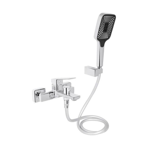 Смеситель для ванны Qtap Capricorn с душевым гарнитуром Chrome (k35) QTCAP3060102C48222