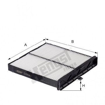 Фильтр салона Mazda 3 18-, Hengst, E4964LI,