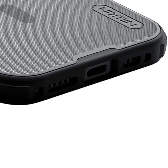 Чохол Nillkin Matte Magnetic Pro для Apple iPhone 17 (6.3") Transparent black | Зображення 3