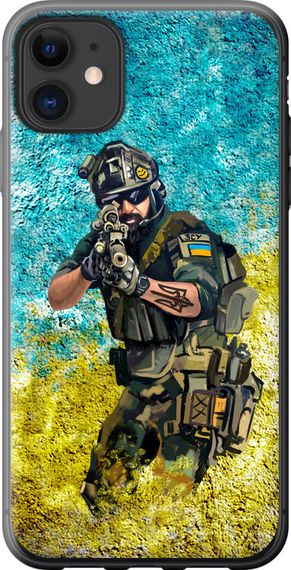 Чехол на iPhone 11 Воин ЗСУ "5311u-1722-17620"