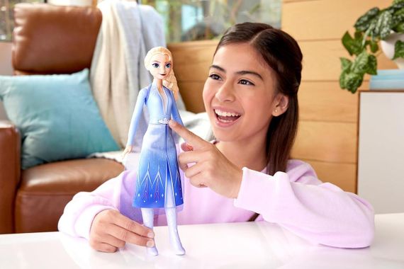Співуча лялька Ельза Принцеси Дісней Крижане серце 2 Оригінал Disney Princess Frozen Elsa Singing | Зображення 6