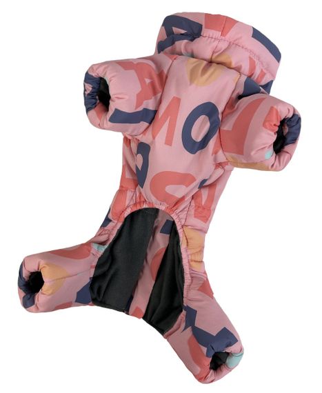 Зимовий комбінезон Comfort літери рожеві R-53 | Зображення 2