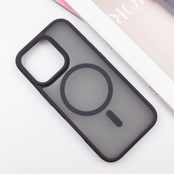 TPU+PC чохол Metal Buttons with MagSafe для Apple iPhone 16 Pro Max (6.9") | Зображення 1