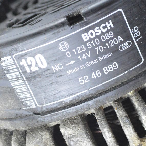 Генератор 1.9 TiD 120A SAAB 9-3 9-3X Сааб 5246889 0123510089 | Зображення 5